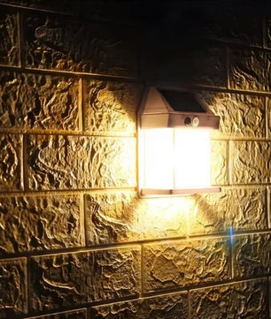 Buiten Zonne-energie Wandlamp met Bewegingssensor – Waterdichte Tuinlamp