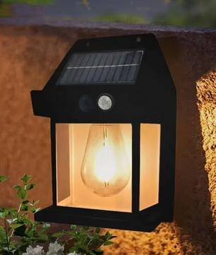 Buiten Zonne-energie Wandlamp met Bewegingssensor – Waterdichte Tuinlamp