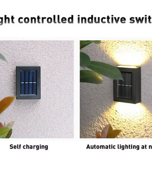 Solar LED Buitenlamp – Waterdichte zonne-energie verlichting voor Tuin & Hek