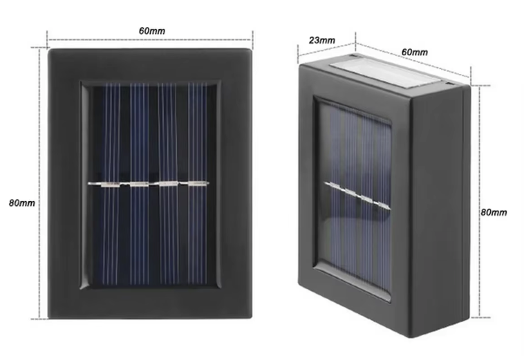 Solar LED Buitenlamp – Waterdichte zonne-energie verlichting voor Tuin &amp; Hek