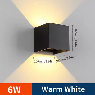 Moderne LED Wandlamp – Verstelbare Buitenlamp