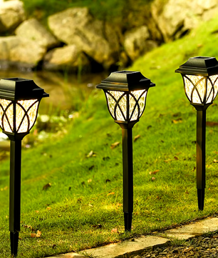 Tuinverlichting op Zonne-energie - Heldere Gazonverlichting Buiten