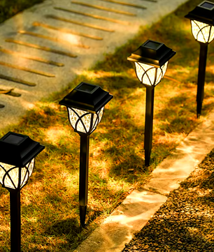 Tuinverlichting op Zonne-energie - Heldere Gazonverlichting Buiten
