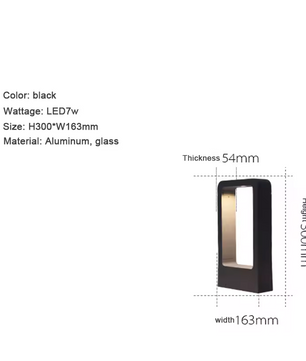 Moderne LED Tuinverlichting – Waterdichte Gazonlamp