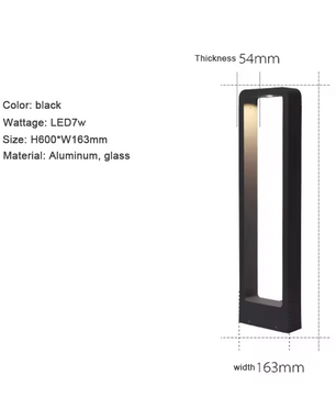 Moderne LED Tuinverlichting – Waterdichte Gazonlamp