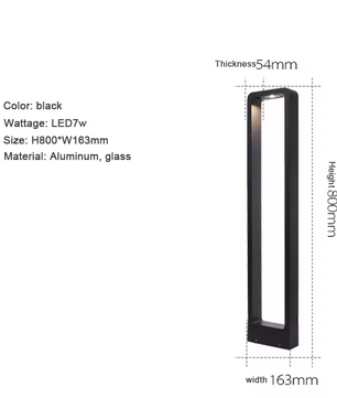 Moderne LED Tuinverlichting – Waterdichte Gazonlamp