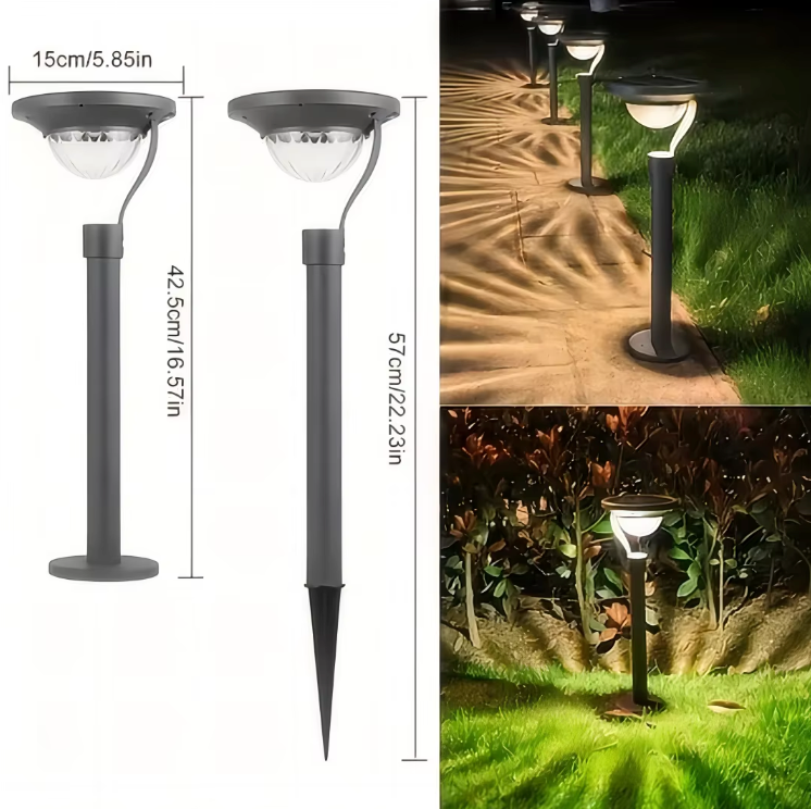 Zonne-Energie Besparende LED Tuinlamp – Super Helder &amp; Waterdicht