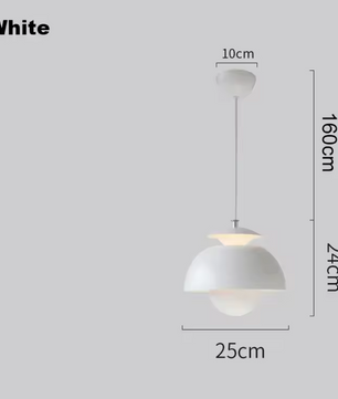 Skandi Deluxe Plafondlamp - Ijzeren Scandinavische Retro Plafondlamp