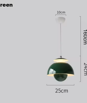 Skandi Deluxe Plafondlamp - Ijzeren Scandinavische Retro Plafondlamp