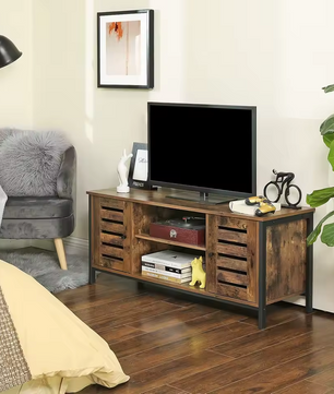 Lowboard TV-Kast Industrieel – 2 Kastjes en 2 Planken