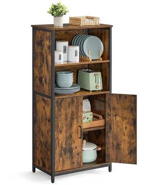 Highboard Kast Industriële Stijl – Opbergkast met Verstelbare Plank