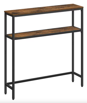 Consoletafel Industrieel met 2 planken