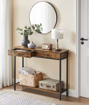 Industriële Consoletafel met 2 Lades
