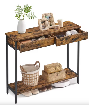Industriële Consoletafel met 2 Lades
