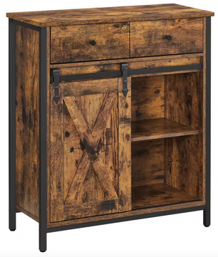 Dressoir Industrieel met Schuifdeur – Vintage Design