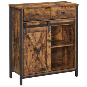 Dressoir Industrieel met Schuifdeur – Vintage Design