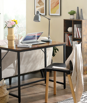 Sedia Industrieel Bureau – Vintage Bruin-Zwart