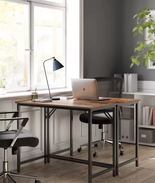 Sedia Industrieel Bureau – Vintage Bruin-Zwart