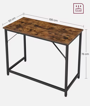 Sedia Industrieel Bureau – Vintage Bruin-Zwart