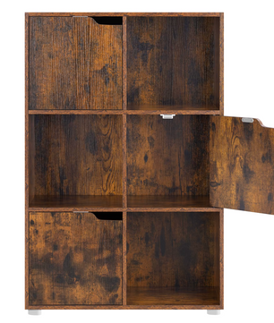 Staande Houten Boekenkast – 60×30×91cm