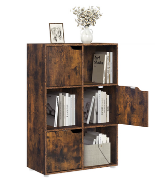 Staande Houten Boekenkast – 60×30×91cm
