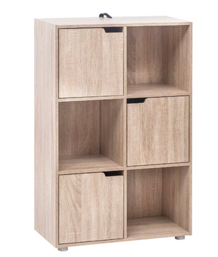 Staande Houten Boekenkast – 60×30×91cm