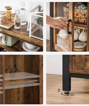 Industriële Dressoir & Keukenkast – Praktisch Opbergmeubel