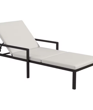 Rotan Ligstoel Met Verstelbare Rugleuning – Verschillende kleuren