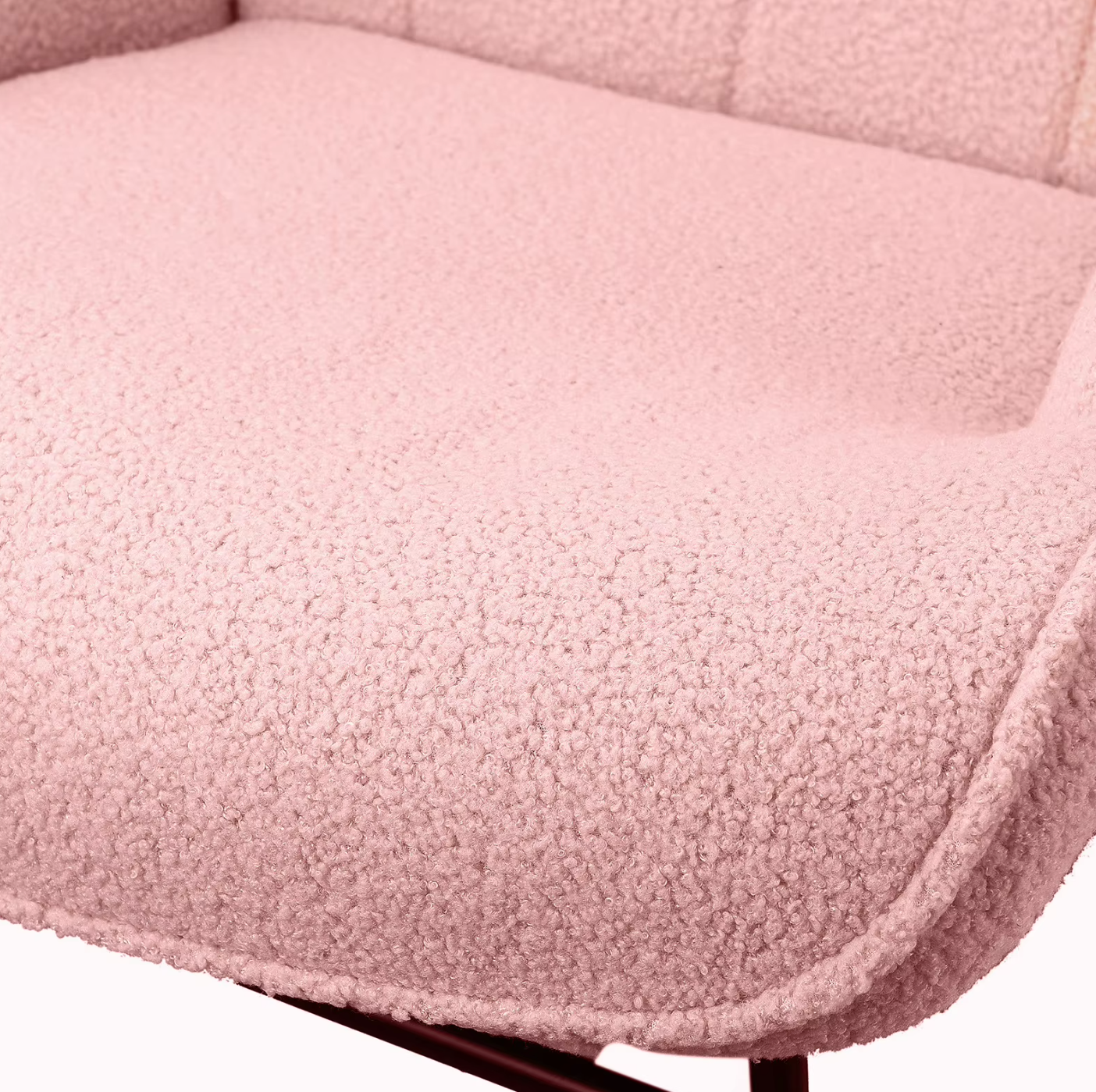 Roze Schommelstoel Van Teddystof Met Gecapitonneerde Rugleuning Comfortabel En Modern Design Voor Woonkamer Of Slaapkamer Roze Schommelstoel Van Teddystof Met Gecapitonneerde Rugleuning Comfortabel En Modern Design Voor Woonkamer Of Slaapkamer