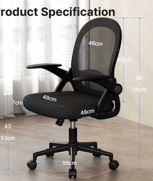 Sedia V2 Ergonomische Bureaustoel - Zwart