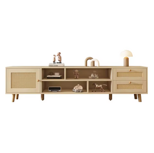 Stijlvolle 160 cm Rotan TV-Kast – Perfect voor een 70-inch Televisie