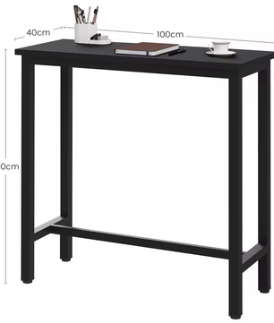 Industriële Bartafel – Zwart Design