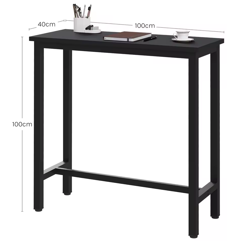 Industriële Bartafel – Zwart Design