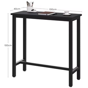Industriële Bartafel – Zwart Design