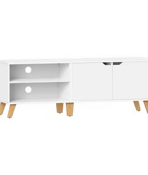 Modern Lowboard TV-Meubel Wit – 140 cm