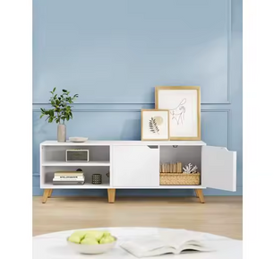 Modern Lowboard TV-Meubel Wit – 140 cm