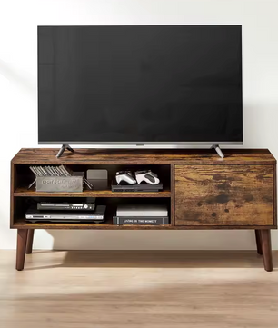 Retro Lowboard TV-Meubel – Vintage Hout