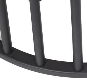 Moderne Bijzettafel met Gesinterd Stenen Tafelblad – Zwart Frame