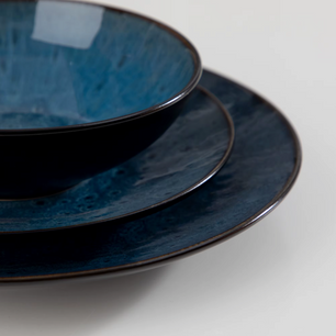 Nordic Stijl Serviesset 16-Delig / 32-Delig / 48-Delig – Keramisch Set Vintage Blauw