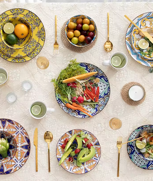 Klassiek Porseleinen Serviesset – Servies in Oosterse Stijl – 16- of 32-delig