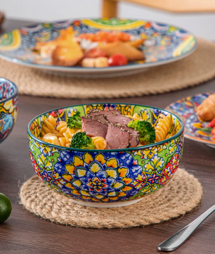 Boheemse Stijl 12-delige Serviesset – Keramisch Servies