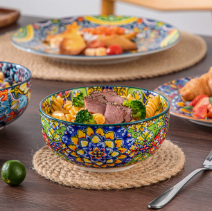 Boheemse Stijl 12-delige Serviesset – Keramisch Servies