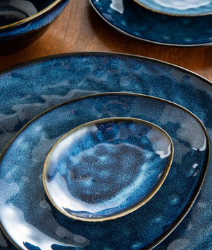 Starry Blauw Keramisch Design Servies Dinner Set – 11/22/33-Delig