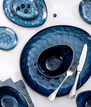 Starry Blauw Keramisch Design Servies Dinner Set – 11/22/33-Delig