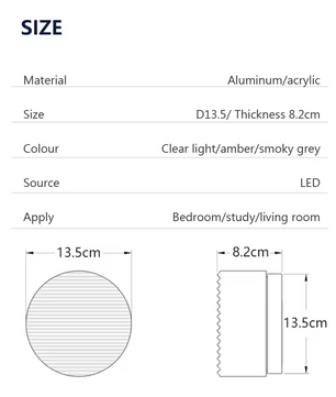 Poco Moderne LED Wandlamp Glas | Designlamp