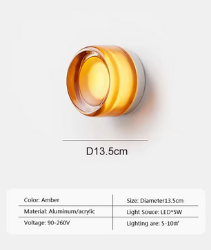 Poco Moderne LED Wandlamp Glas | Designlamp