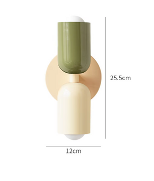 Aki Nordic LED Wandlamp - Macaron Stijl Design Lamp