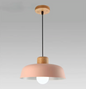 Skandi Moderne Scandinavische Hanglamp van Hout & Metaal