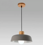 Skandi Moderne Scandinavische Hanglamp van Hout & Metaal