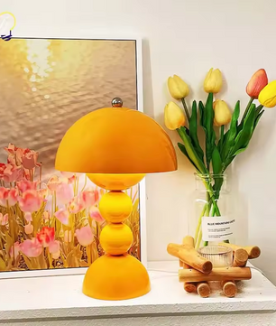 Lumi Nordic LED Tafellamp – Dimbaar & Sfeervol Retro Design